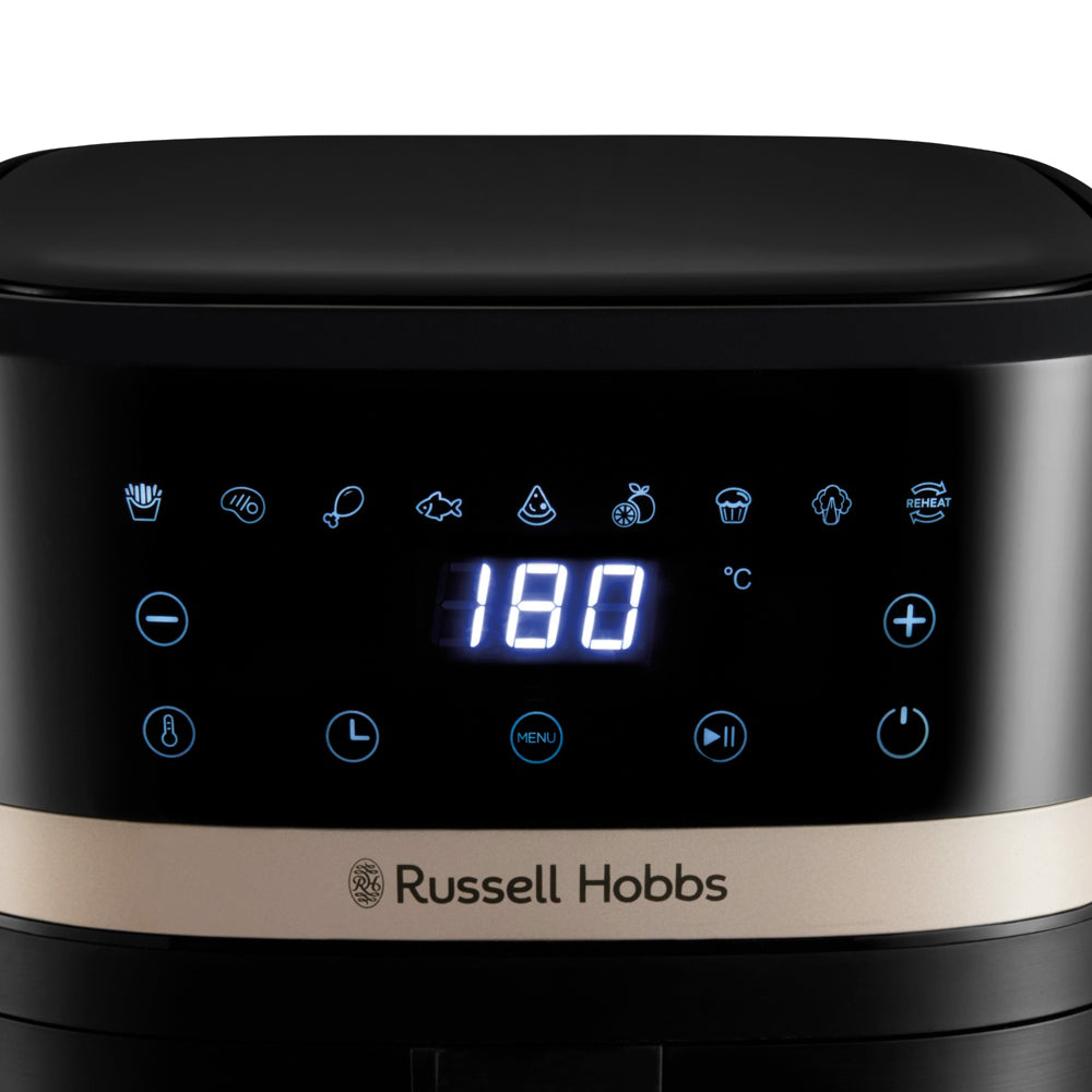 Russell Hobbs Heissluftfritteuse Satisfry 27610-56 – 4,3 l, 9 Programme, 1300 W – Schwarz