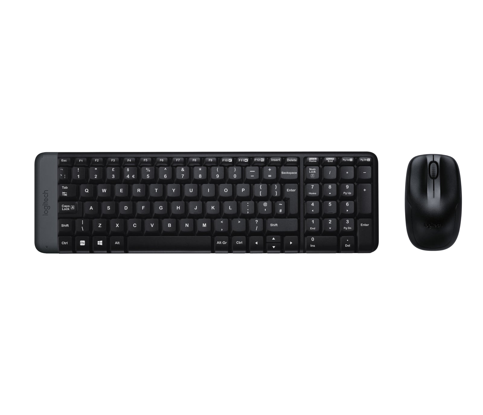 Logitech MK220 – Tastatur- und Maus-Set – 2,4 GHz USB-A (Empfänger) – QWERTZ – Schwarz