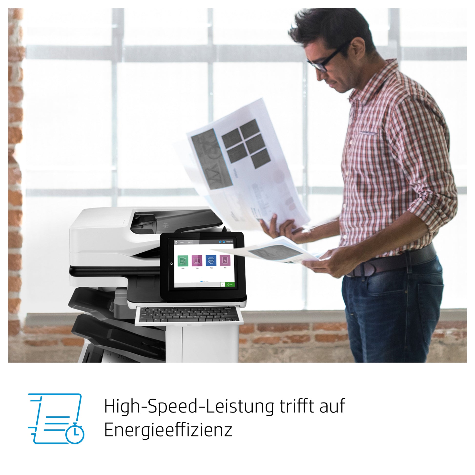 HP Laserjet Enterprise Flow M636z – S/W Laser-MFP