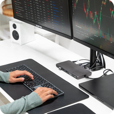 Satechi ST-DT4MDM-US Dockingstation – Thunderbolt 4, 2× HDMI, 2× USB-A, 96 W PD, GbE, für Mac/Windows/iPadOS