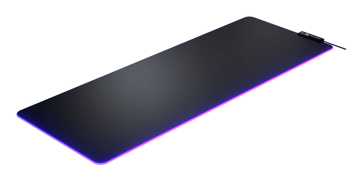 COUGAR Gaming COUGAR NEON X – Gaming-Mauspad – 800 × 300 mm, RGB, Stoff & Gummi, Schwarz