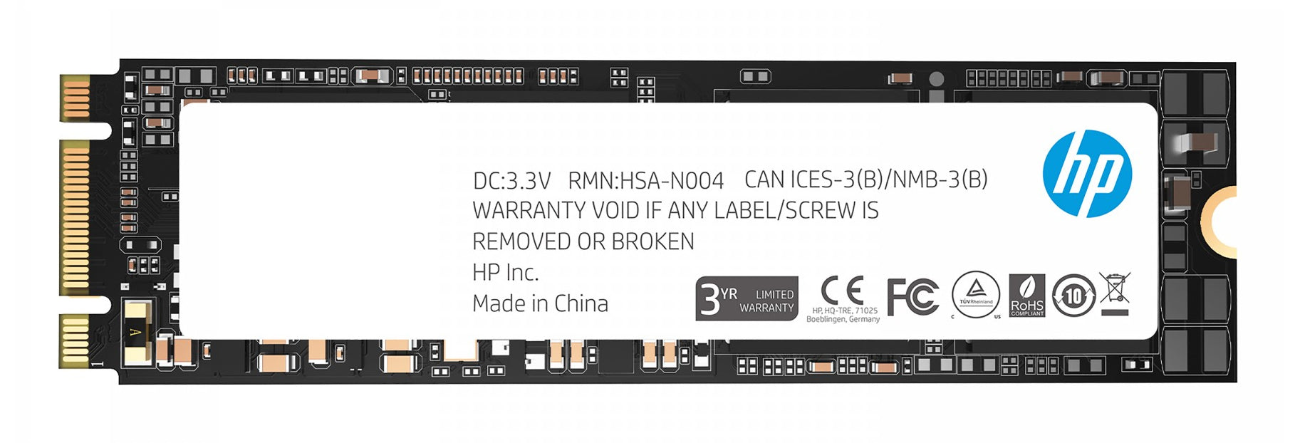 HP S700 Pro 128 GB M.2 – SATA III 6 Gbit/s, 564 MB/s Lesen