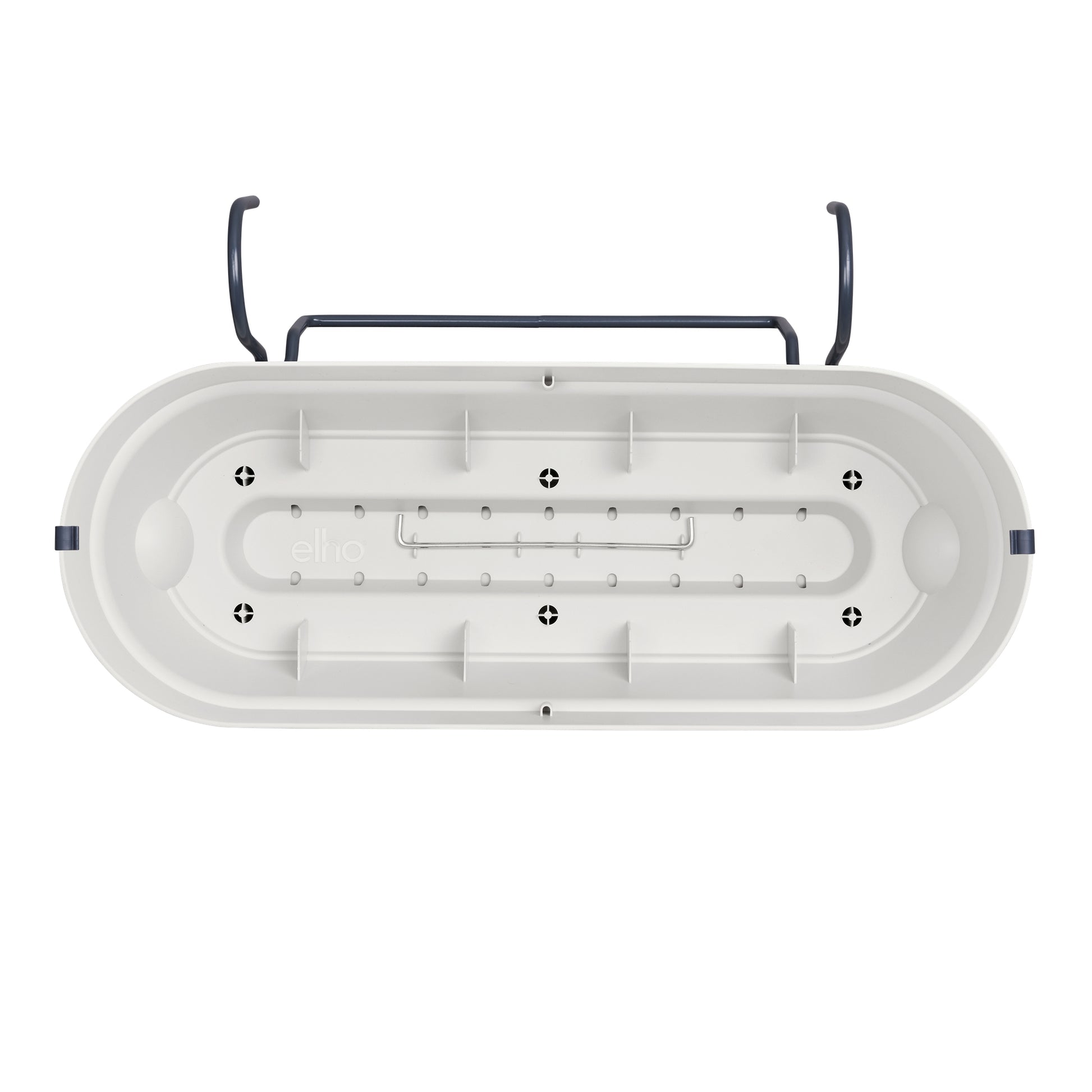 elho Campana Balkonkasten – 11 l – Kunststoff, weiss