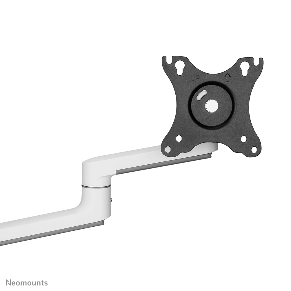 Neomounts DS60-425WH1 – Monitorarm, 1, Tischklemme, bis 27", VESA 75 × 75/100 × 100 mm, 8 kg, weiss