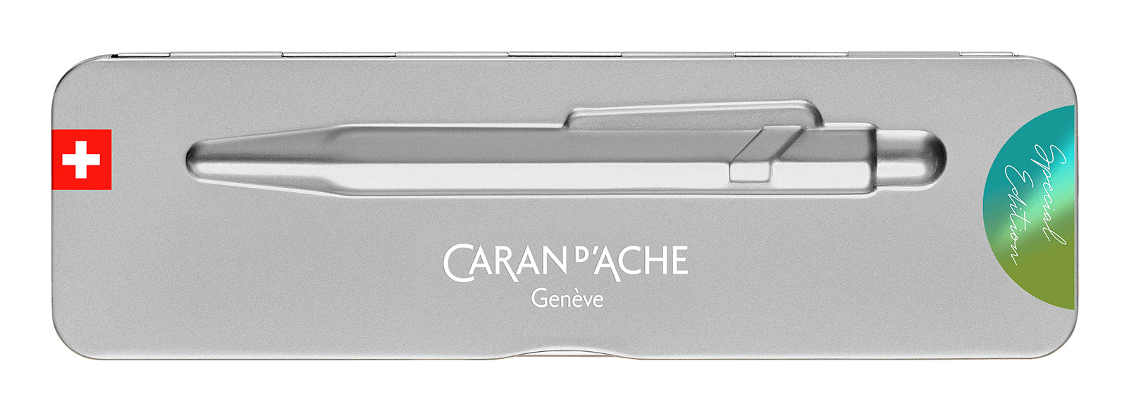Caran d-Ache Kugelschreiber – Arktisgrün, Aluminium