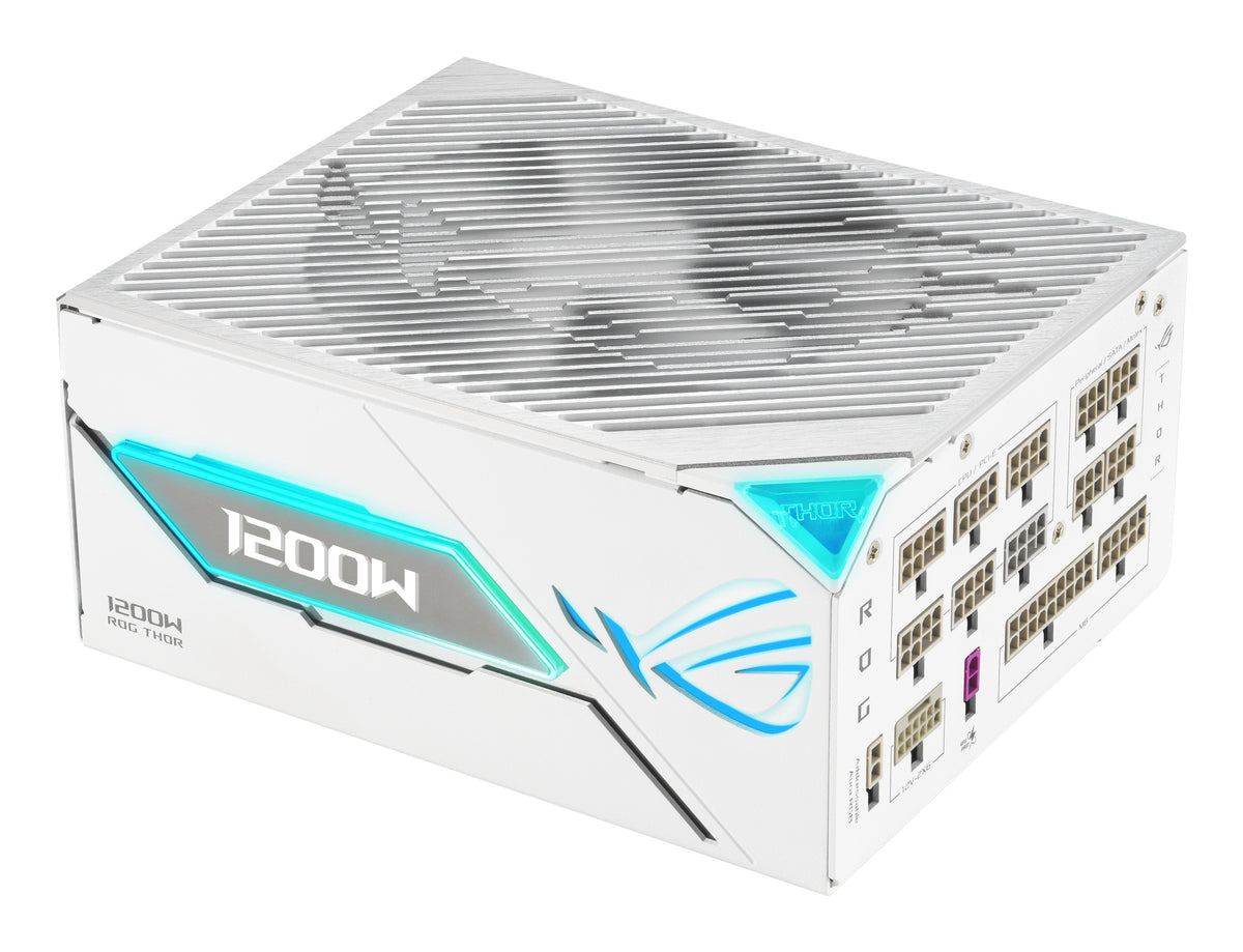 ASUS ROG Thor 1200P3 ATX-Netzteil 1200 W 80 PLUS Platinum – vollmodular, ATX 3.1, 12VHPWR – Weiss