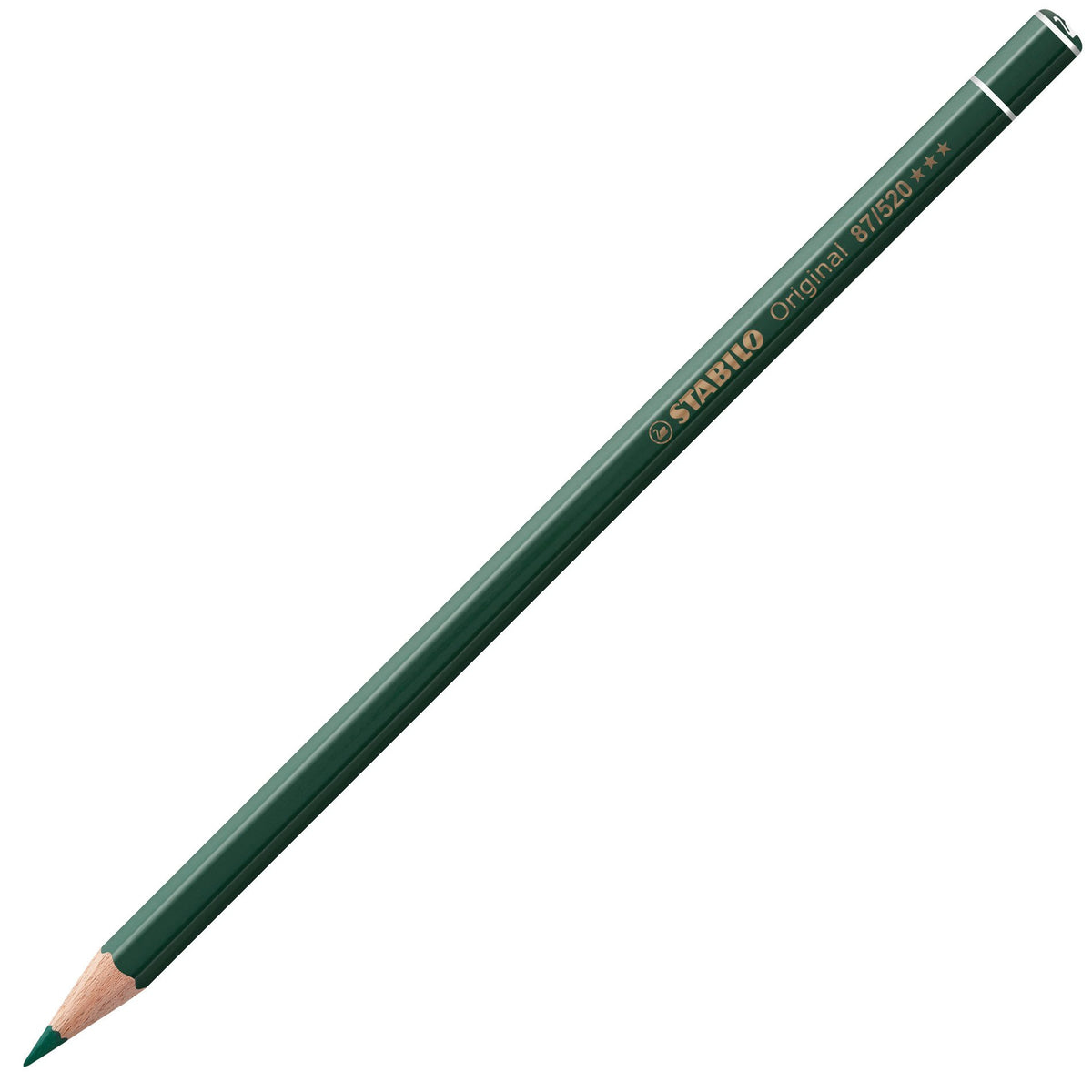 STABILO Original Farbstift – Dunkel Chromoxidgrün, Ø 2,5 mm