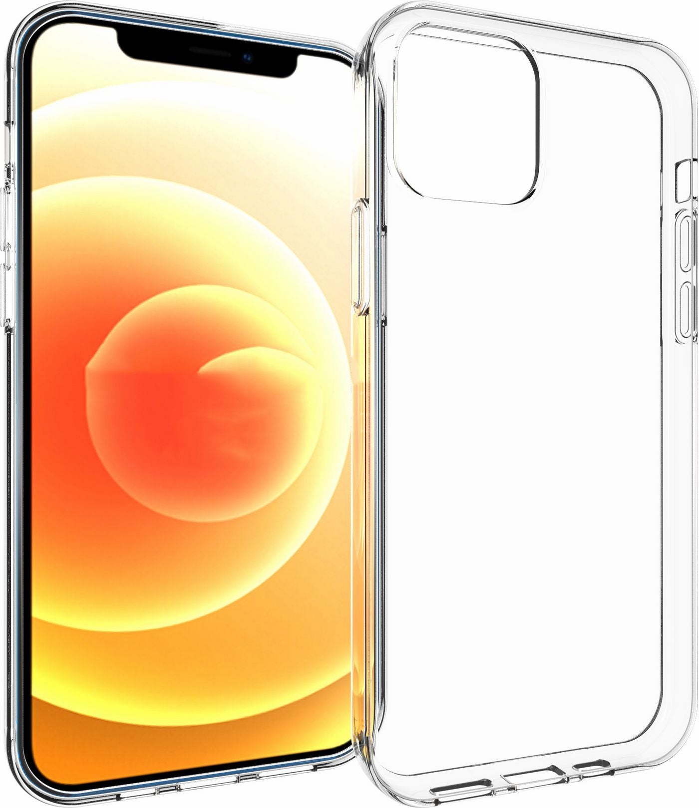 eSTUFF INFINITE (GRS) VIENNA Backcover – für Apple iPhone 13, TPU, Transparent, kabelloses Laden