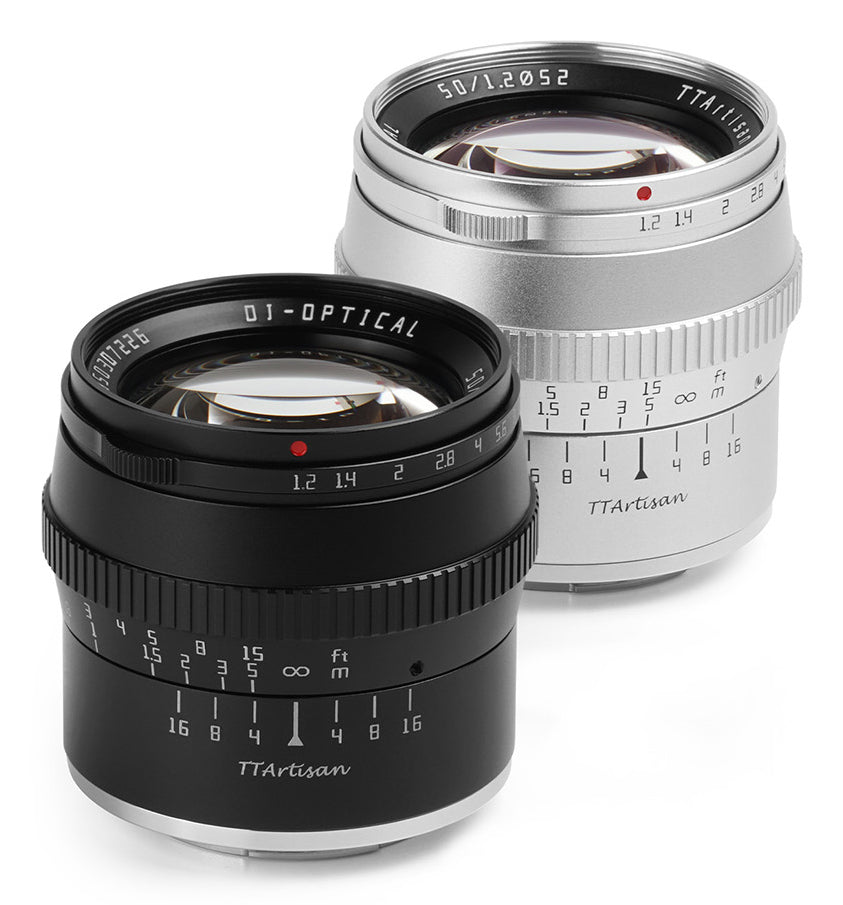 TTArtisan C5012-B-RF Objektiv – 50 mm f/1.2, APS-C, manuell – für Canon RF