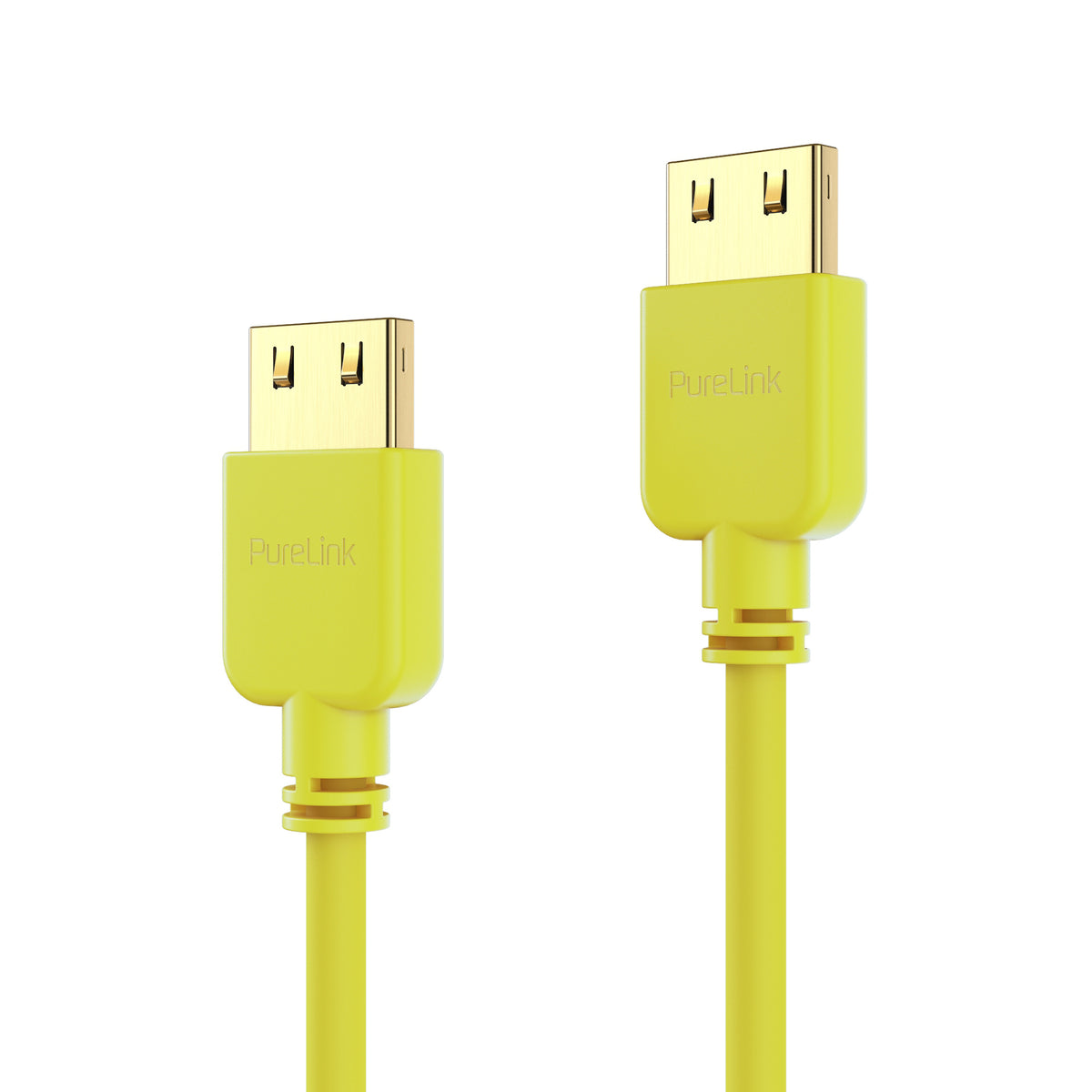 PureLink HDMI Kabel HDMI 2.0 4K 60 Hz – 1,5 m – Ethernet, geflochten – Gelb