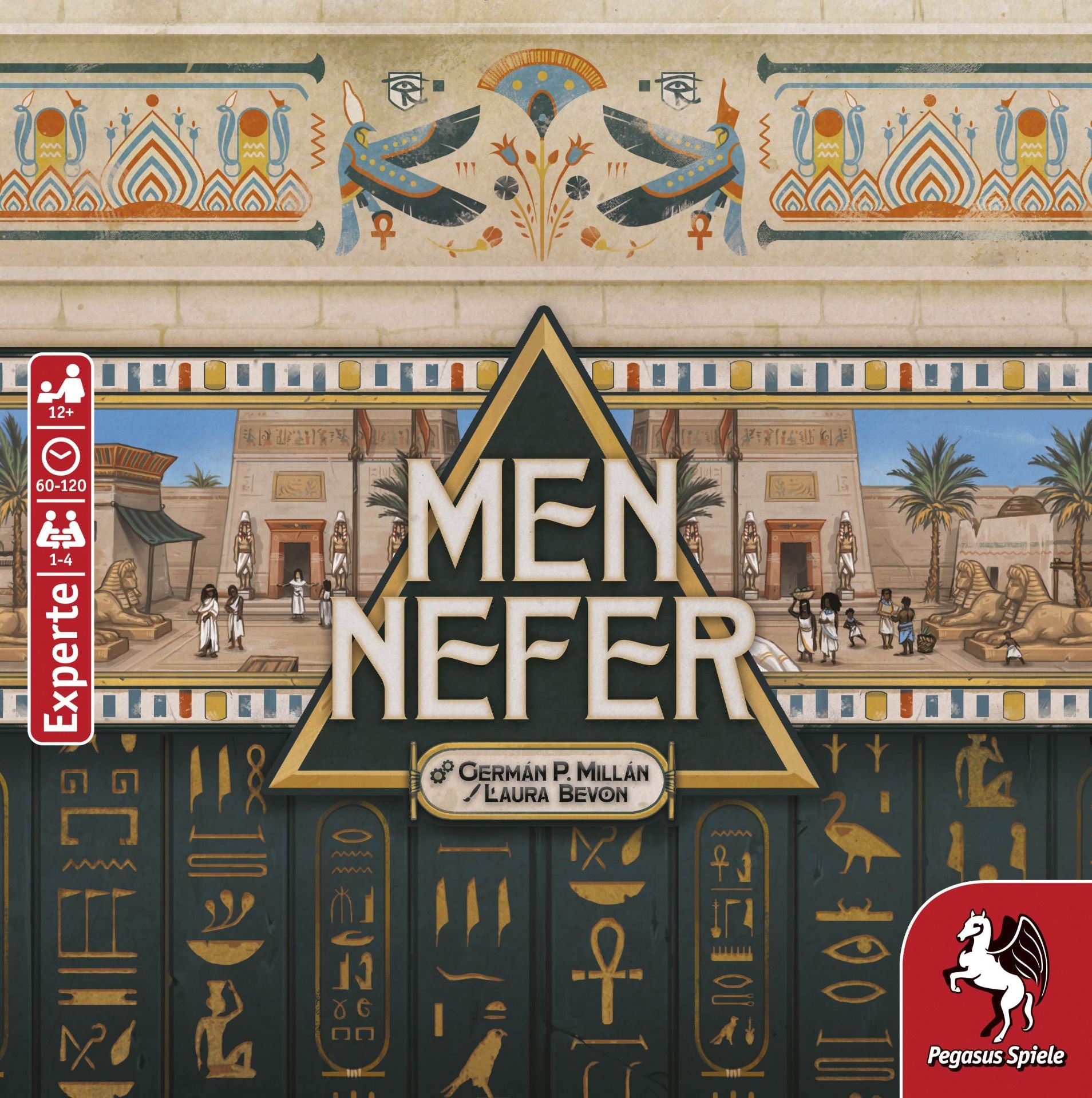 Pegasus Men-Nefer – Strategiespiel, 1–4 Spieler, ab 12 Jahren, 120 Min., DE