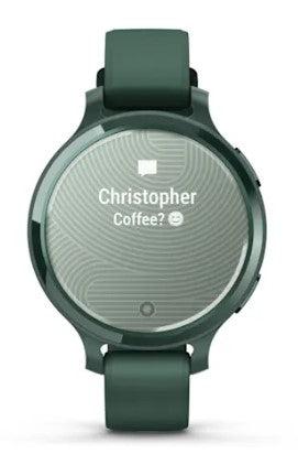 Garmin Lily 2 Active 38 mm GPS – Aluminium Grün, Sportarmband, Jaspisgrün, 50 m, für Android, iPhone