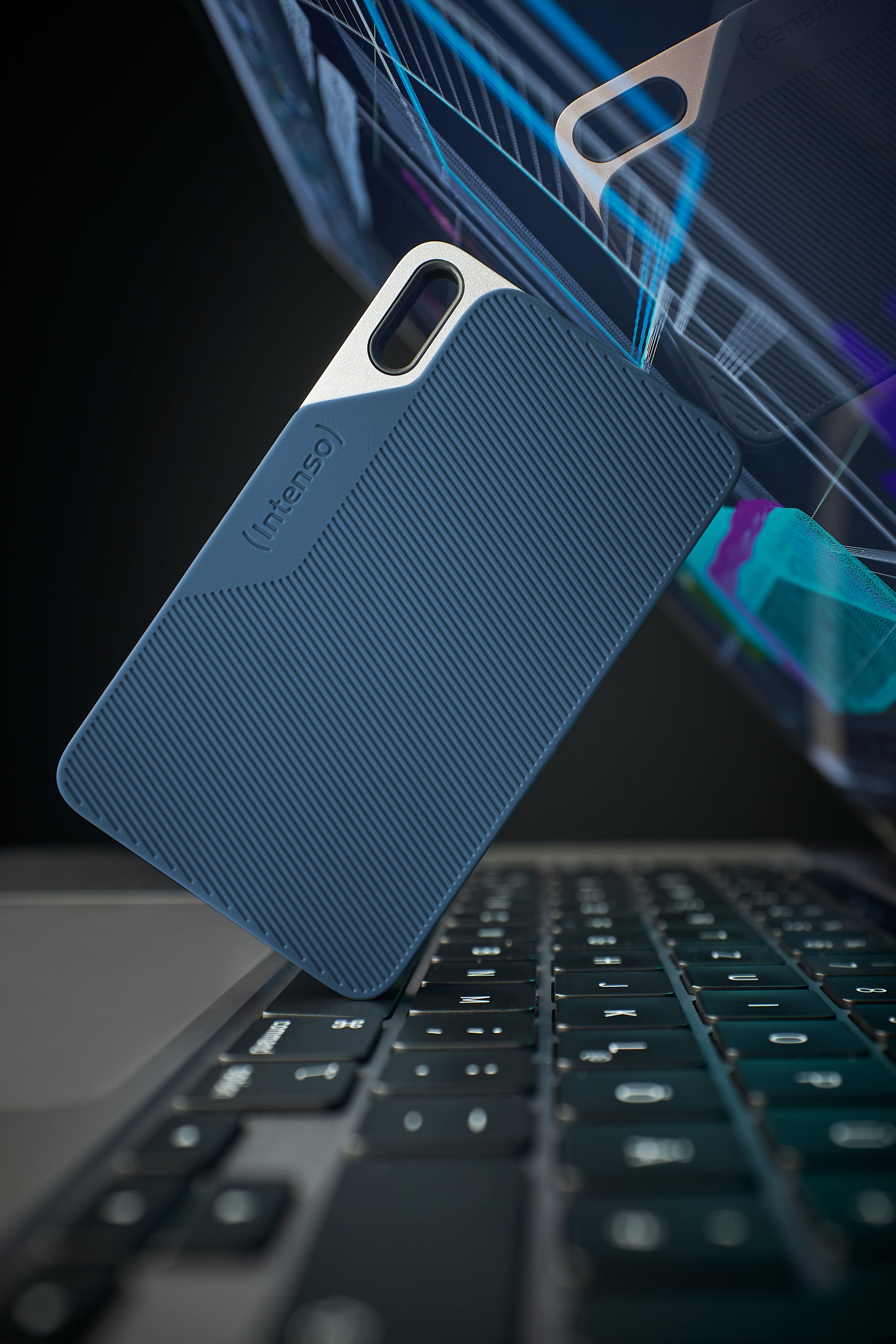Intenso TX100 – 1 TB externe SSD, USB 3.2 Gen 1 (USB-C/USB-A), 500 MB/s