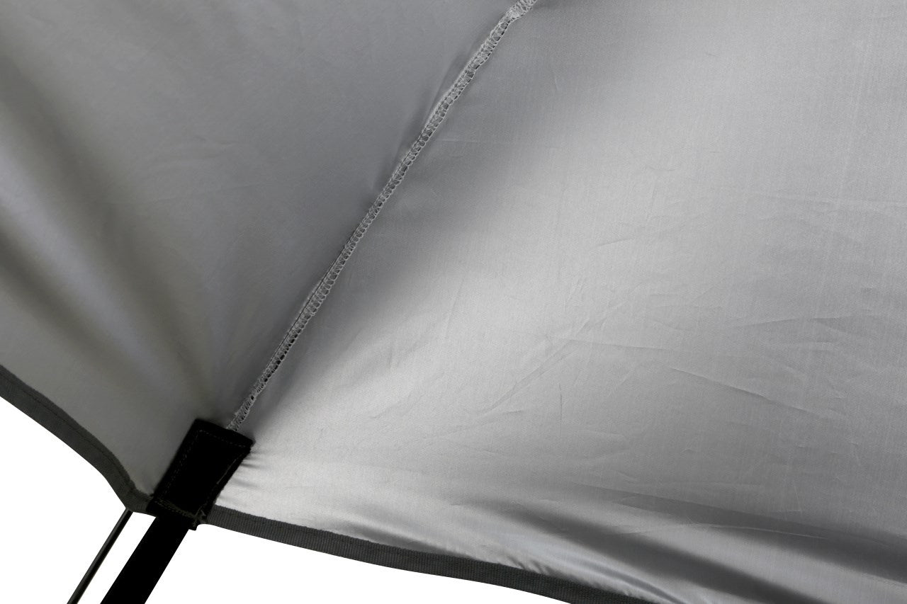 Kerbl Vacation Top – 86 × 105 cm – Metall, Oxford, Dunkelgrau