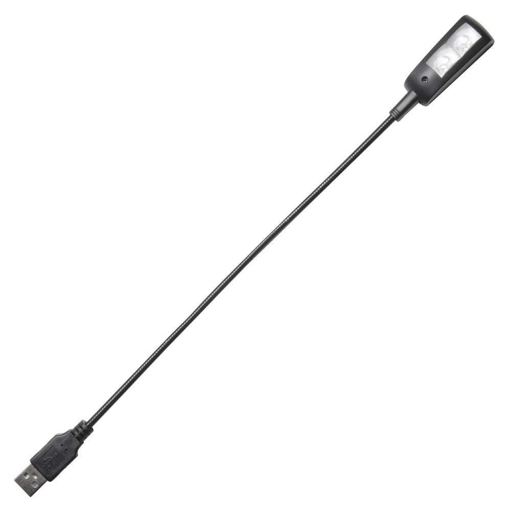Adam Hall Monitor-Lichtleiste SLED 1 PRO – 200 lm, 6000–6500 K, dimmbar, USB – Schwarz