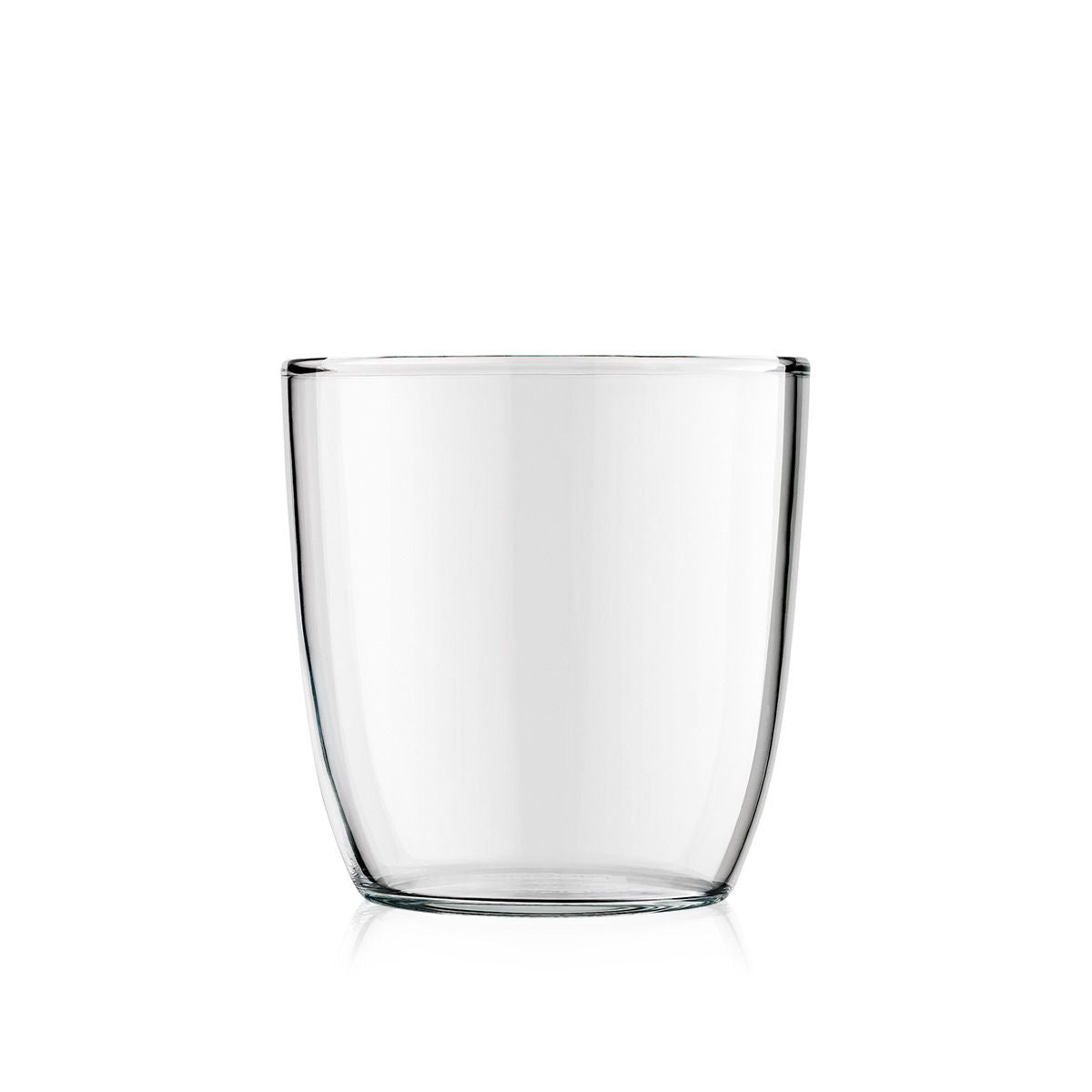 Bodum Kvadrant Trinkglas – 0,35 l, Borosilikatglas, transparent, spülmaschinenfest