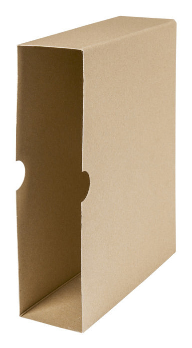 Biella Archiv-Ordner – A4 – Rücken 70 mm – Braun, Karton, mit Griffloch
