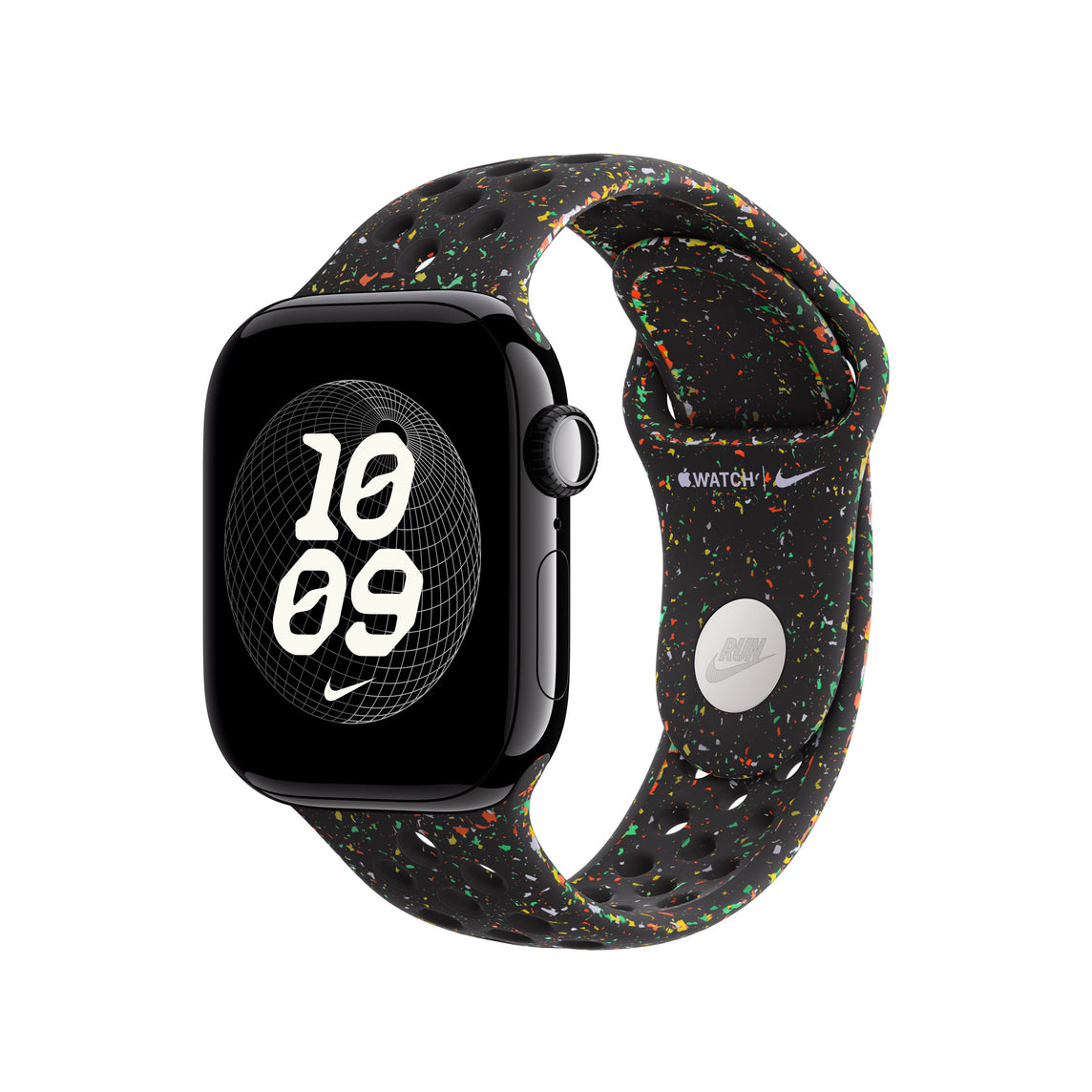 Apple Nike Sport Band – Midnight Black, S/M, für Apple Watch (38–42 mm)