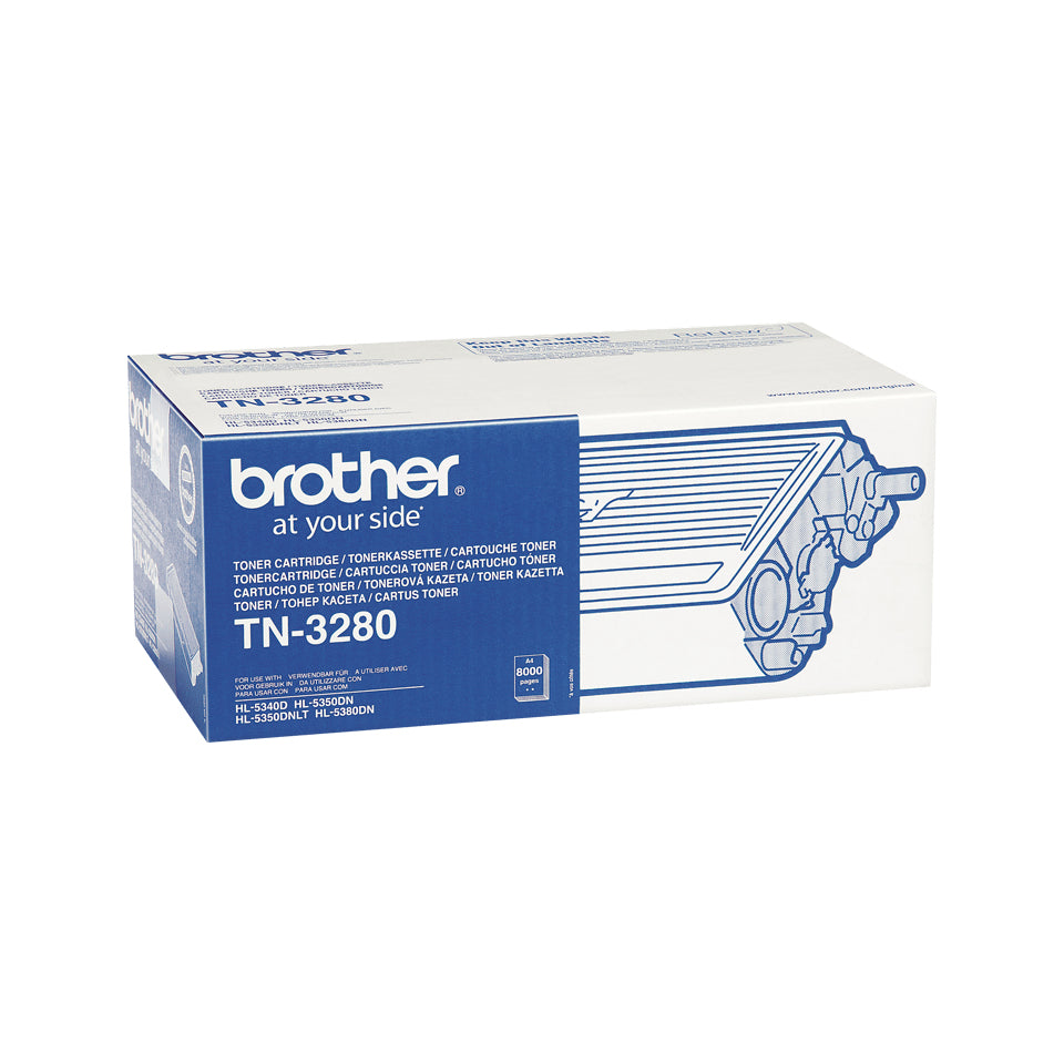 Brother Toner – Schwarz, 8000 Seiten – für Mono-Laserdrucker/Multifunktionsgeräte