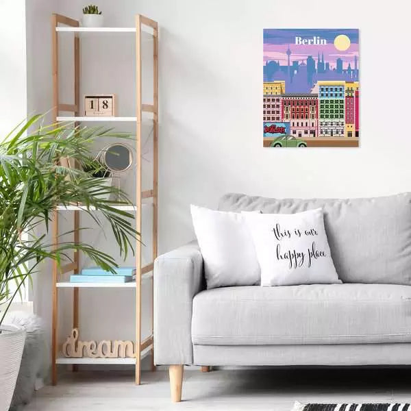 Ravensburger CreArt – Malen-nach-Zahlen-Set – Colorful Berlin – 24 × 30 cm – ab 12 Jahren