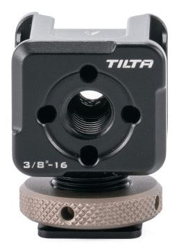 Tilta TA-CMB-B Zubehörschuh-Befestigung – Aluminium, 27,4 × 26 × 36,5 mm – für diverse Systeme – Schwarz