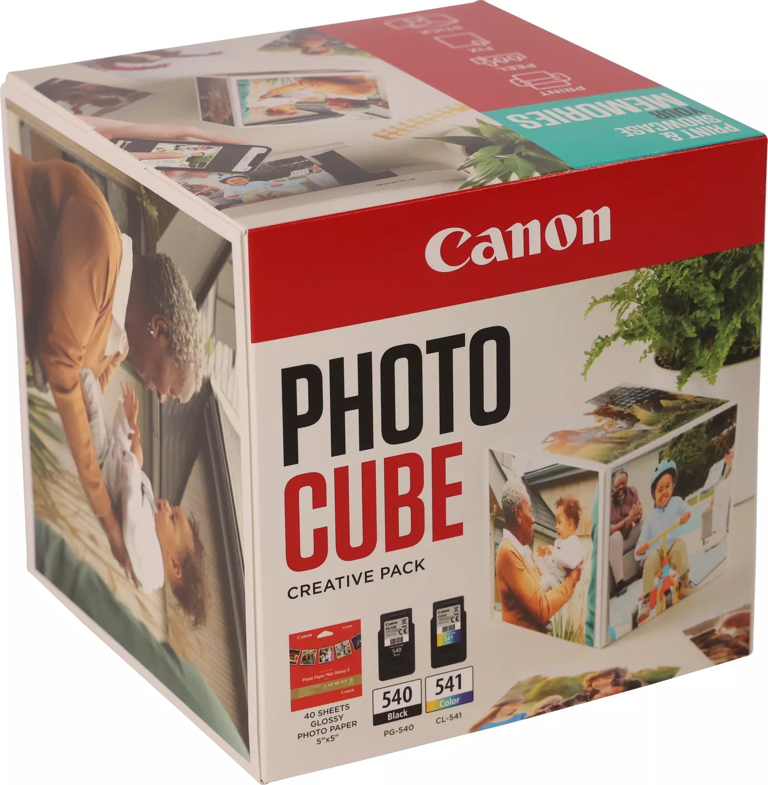 Canon Tintenpatronen-Multipack PG-540/CL-541 Photo Cube – für Canon-Drucker