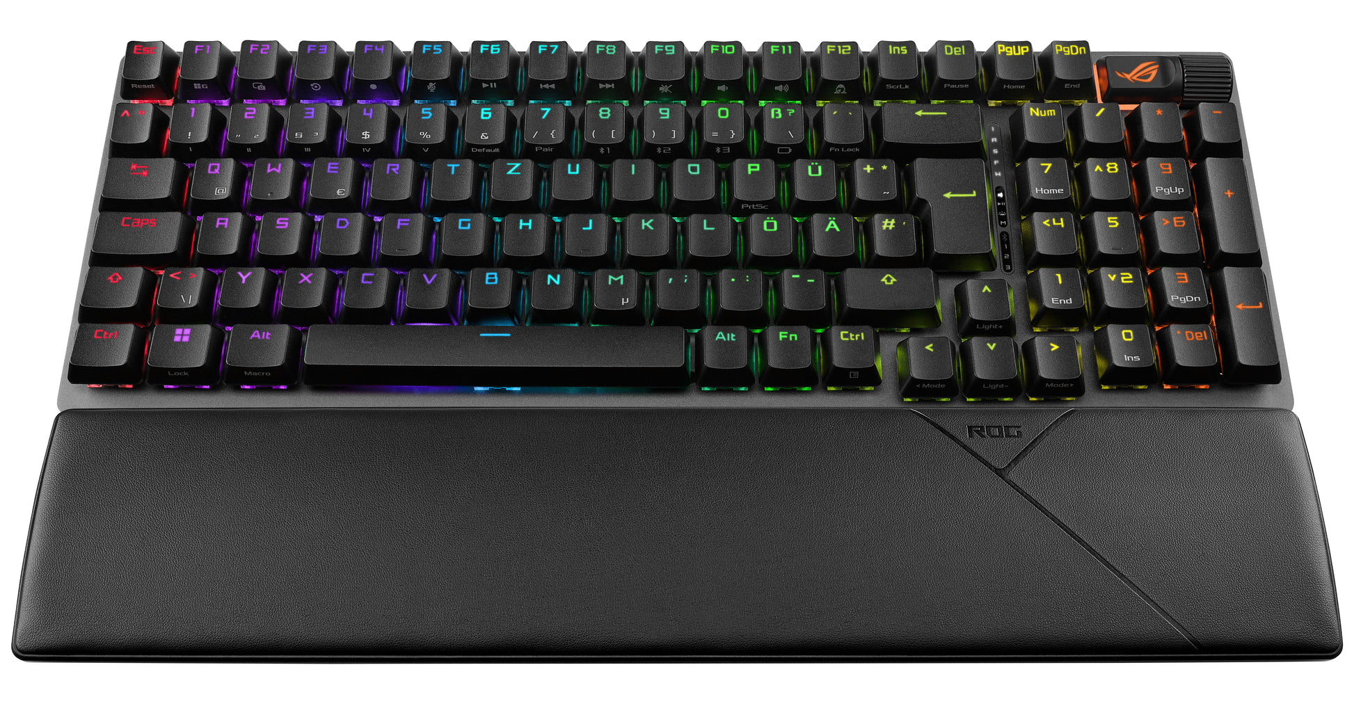 ASUS ROG Strix Scope II 96 – Tastatur, kabellos (Bluetooth/2,4 GHz), kabelgebunden (USB), DE-Layout (DE)
