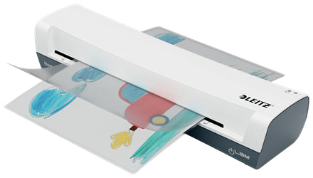 Leitz iLAM Home Laminiergerät A3 – 2-Rollen, 75–125 µm, Aufheizzeit 3 Min., 300 mm/min, Weiss