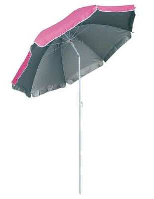 Eurotrail Strandschirm – Ø 180 cm – Pink – UPF 50+