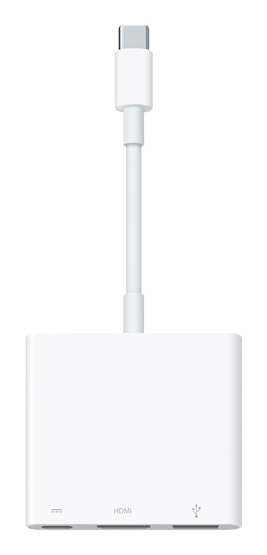 Apple MW5M3ZM-A Multiport-Adapter – USB-C, 1× HDMI, 1× USB-A, 1× USB-C, für iPhone/iPad/Mac
