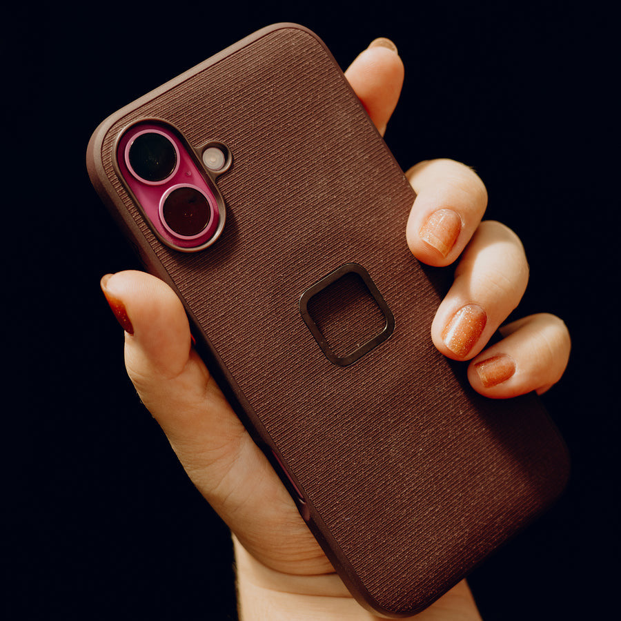 Peak Design Backcover – für Apple iPhone 16 Plus, Nylon+PC+TPU, Eclipse (Violett), bis 2 m sturzsicher