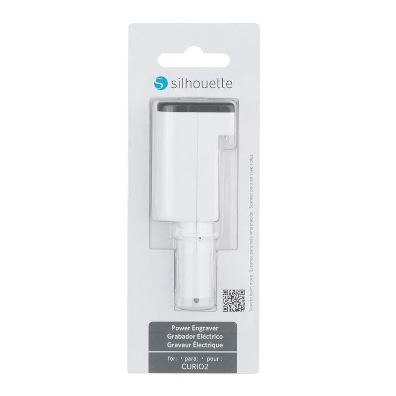 Silhouette Gravurwerkzeug Curio 2 – für Curio 2, Spitze 2,5 mm, Weiss