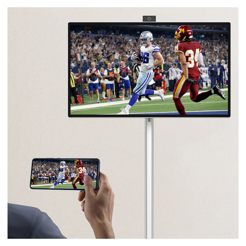 LC-Power LC-M32S4K – Monitor, 31,5" 4K UHD (3840 × 2160), VA, Touch, 60 Hz, 350 cd/m², Webcam, USB-C, Silber