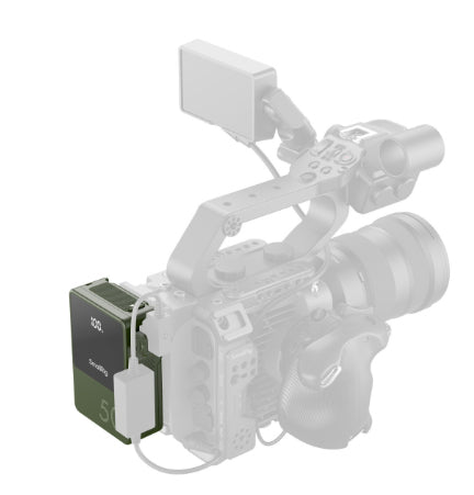 SmallRig V-Mount-Akku VB50 mini – 50 Wh, 14,8 V, 3400 mAh, Li-Ion, grün