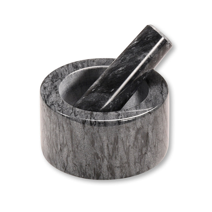 Kesper Mörser mit Stössel, Ø 13 × 0,8 cm, Marmor, Anthrazit