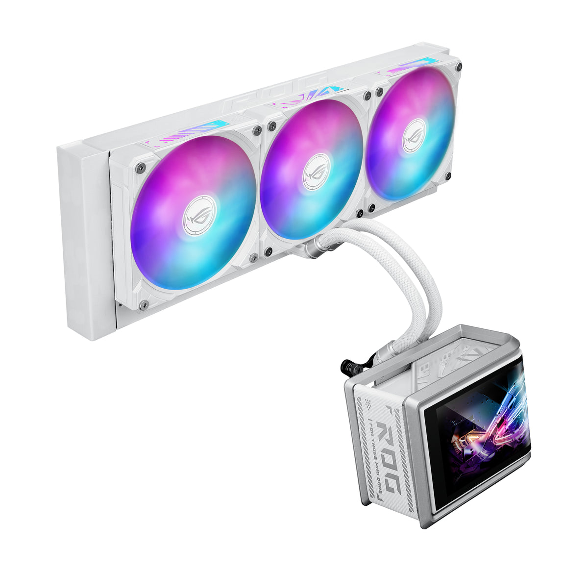 ASUS ROG RYUO IV SLC 360 – AIO-Kühler – 360 mm, 3×120 mm, AMOLED, für LGA 1700, LGA 1851, AM4 und andere