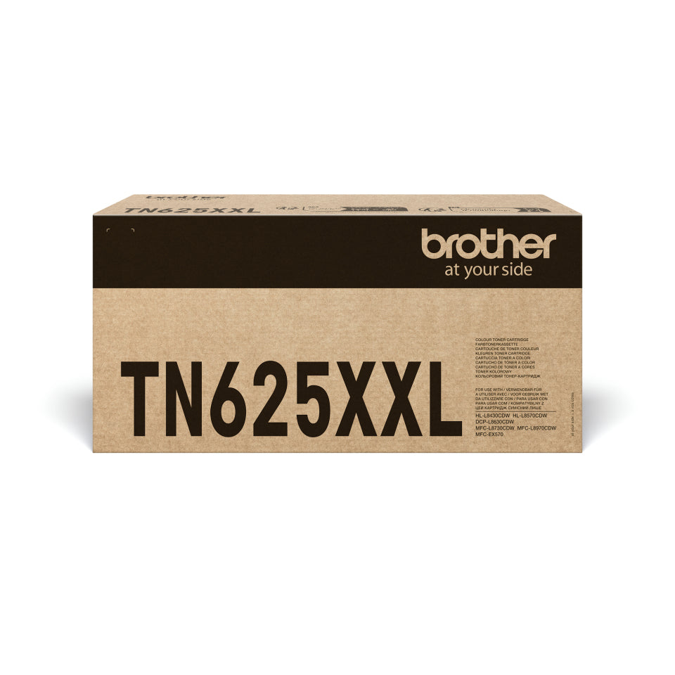 Brother TN-625XXLC Cyan Toner – Original XXL – 6'500 Seiten – für Brother HL-L8430/HL-L8570/MFC-L8730 und andere