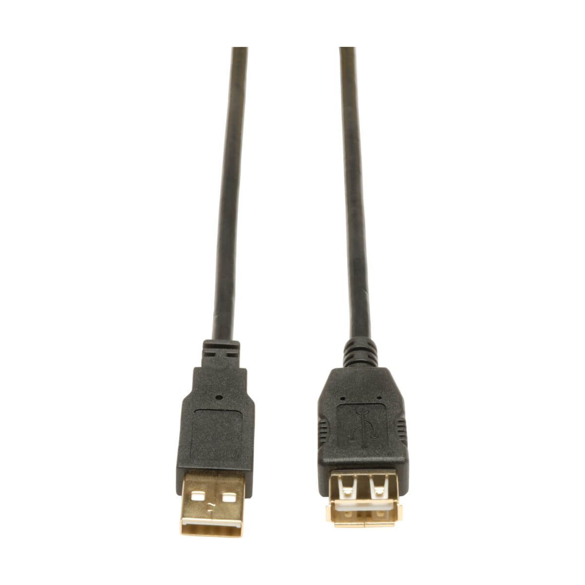 Tripp Lite USB-A Verlängerungskabel (Stecker auf Buchse) – USB 2.0 (480 Mbit/s) – 3,05 m – Schwarz
