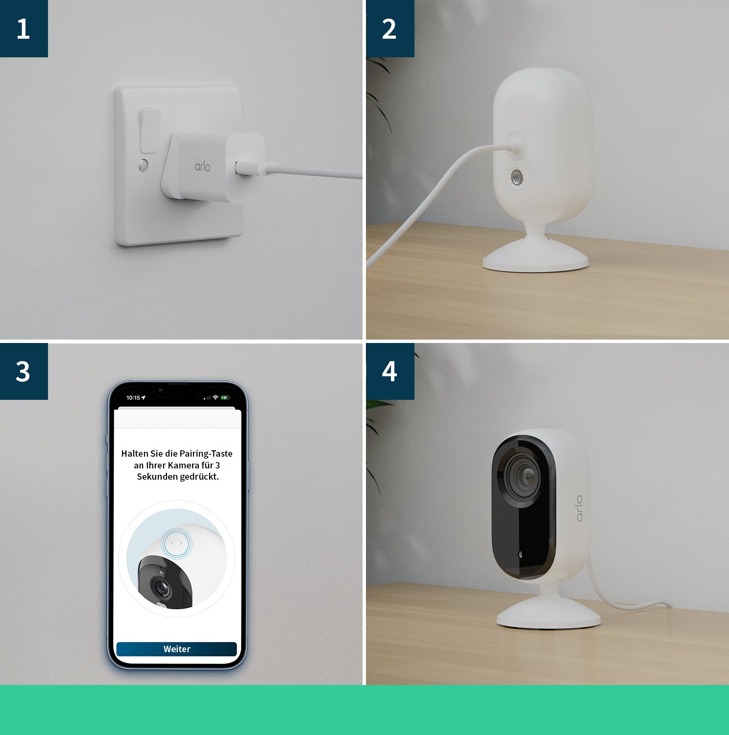 Arlo Essential 2 Innenkamera – 2K, 2er-Set