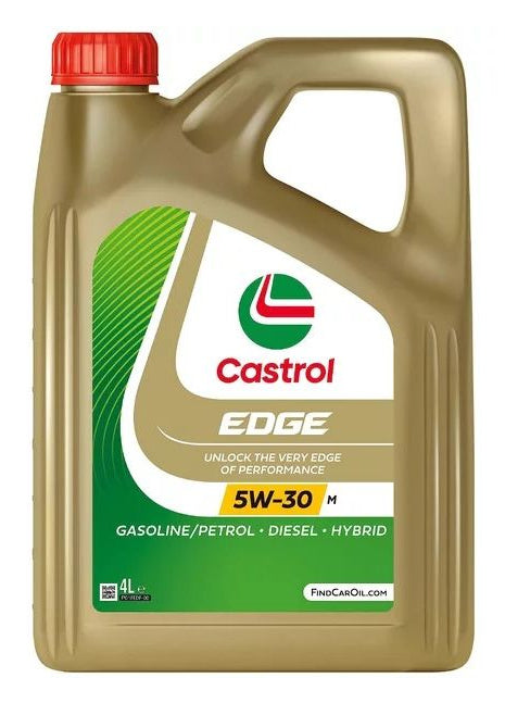Castrol EDGE Motoröl 5W-30 M – für Personenwagen (Diesel, Benzin & Hybrid) – 4 l