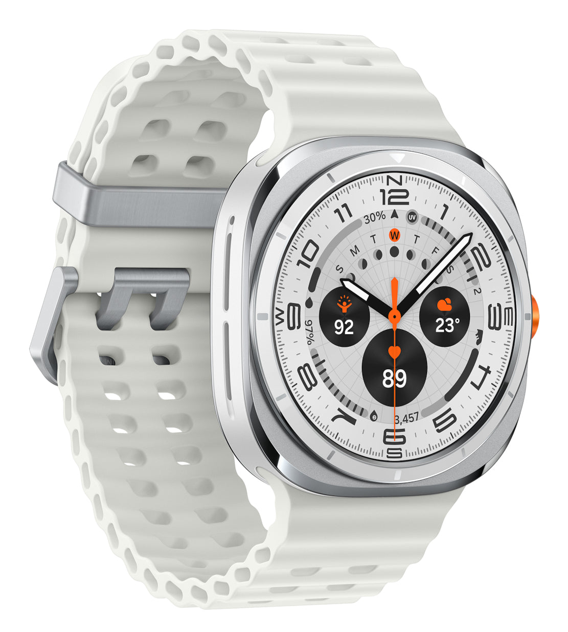 Samsung Galaxy Watch Ultra – Smartwatch – 47 mm, 1,5", LTE, AMOLED, Saphirglas, IP68, Titan Weiss