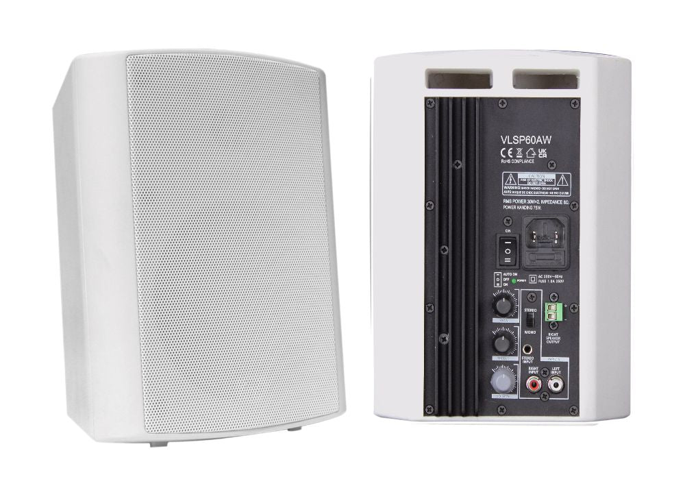 Vivolink Set – Aktiv-Regallautsprecher – Weiss