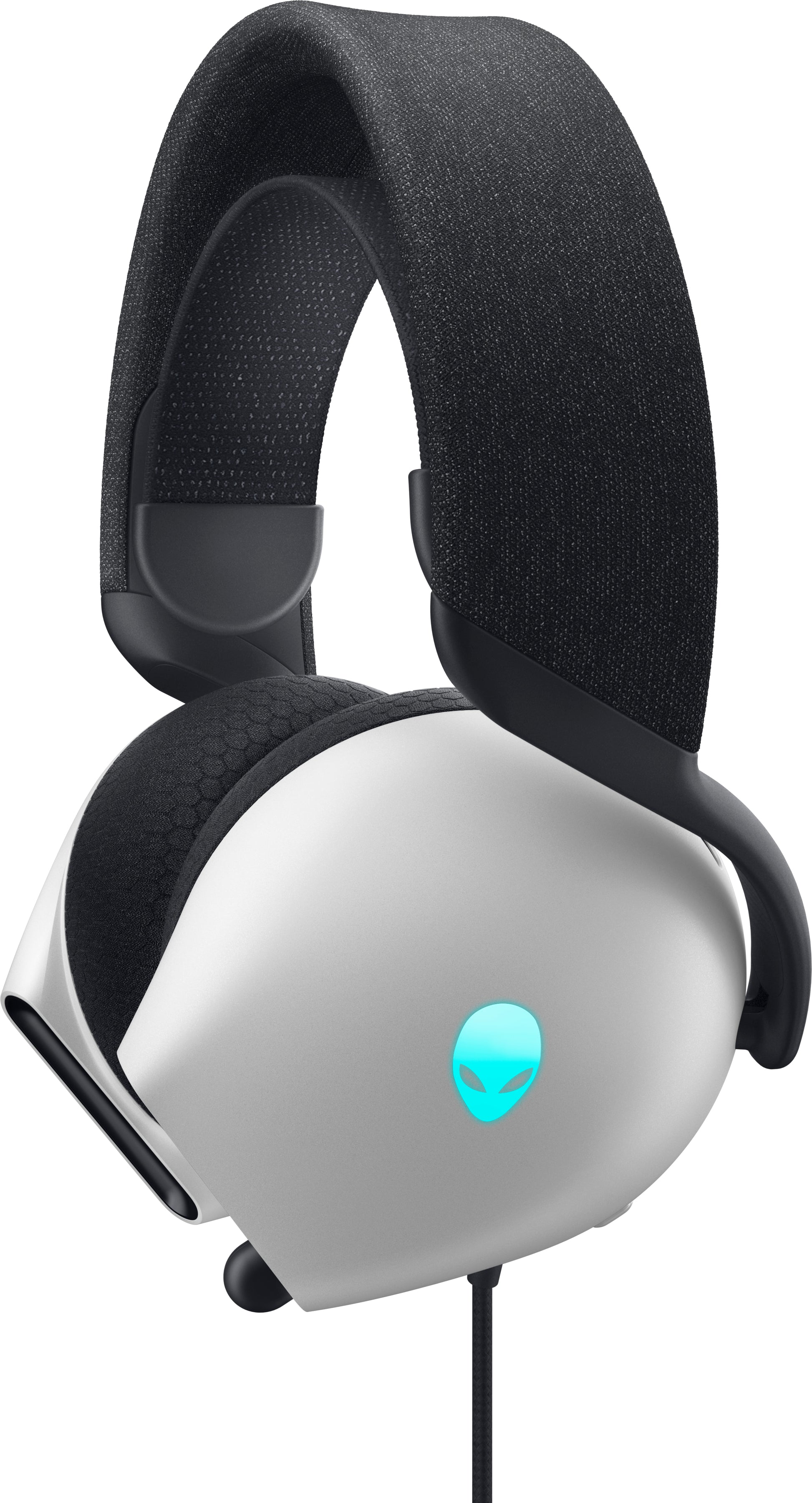 Alienware AW520H Gaming-Headset – Over-Ear, Stereo, Kabelgebunden, 3,5 mm Klinke + USB, Weiss
