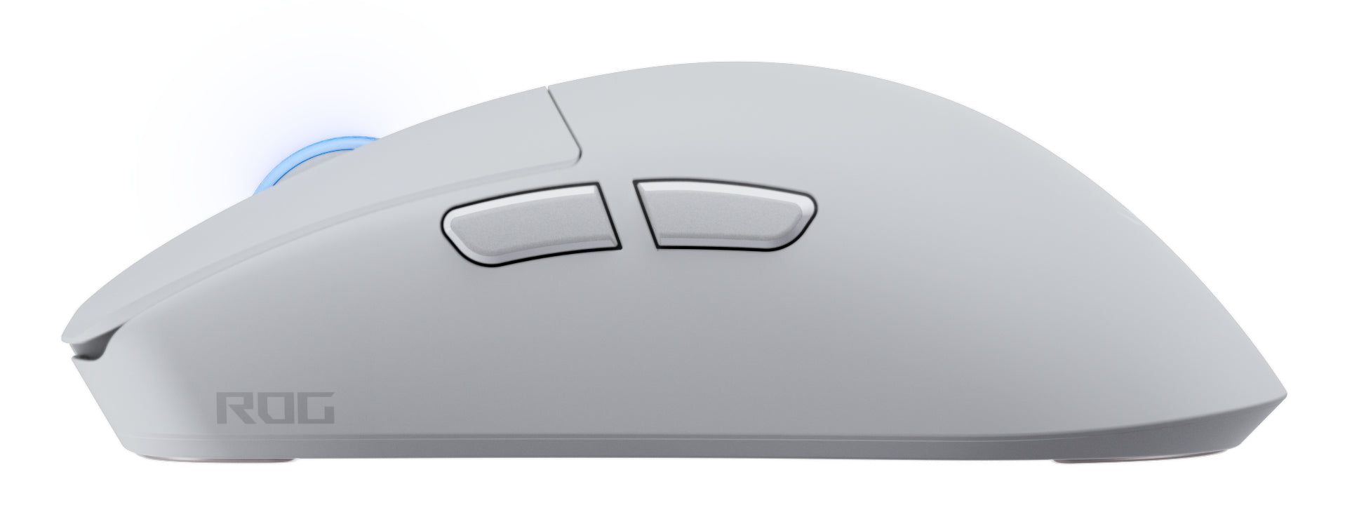 ASUS ROG Harpe II Ace – Gaming-Maus – Kabellos (Bluetooth/2,4 GHz), 42000 DPI, RGB-Beleuchtung, rechts, Weiss