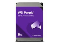 Western Digital WD Purple 6 TB – 3,5" SATA HDD, 256 MB Cache, 5400 U/min