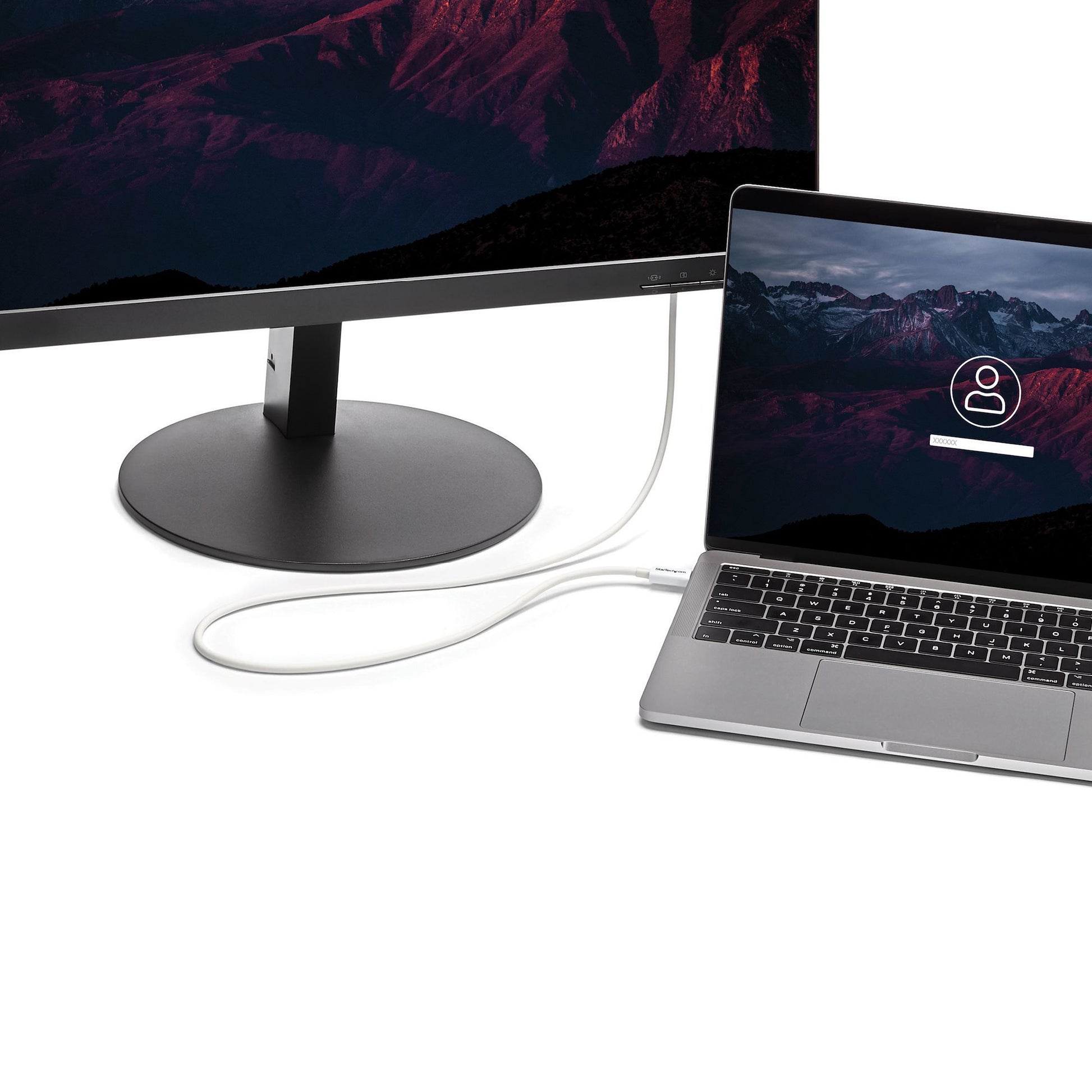 StarTech.com USB-C-zu-USB-C Thunderbolt 3 Kabel – 2 m, weiss