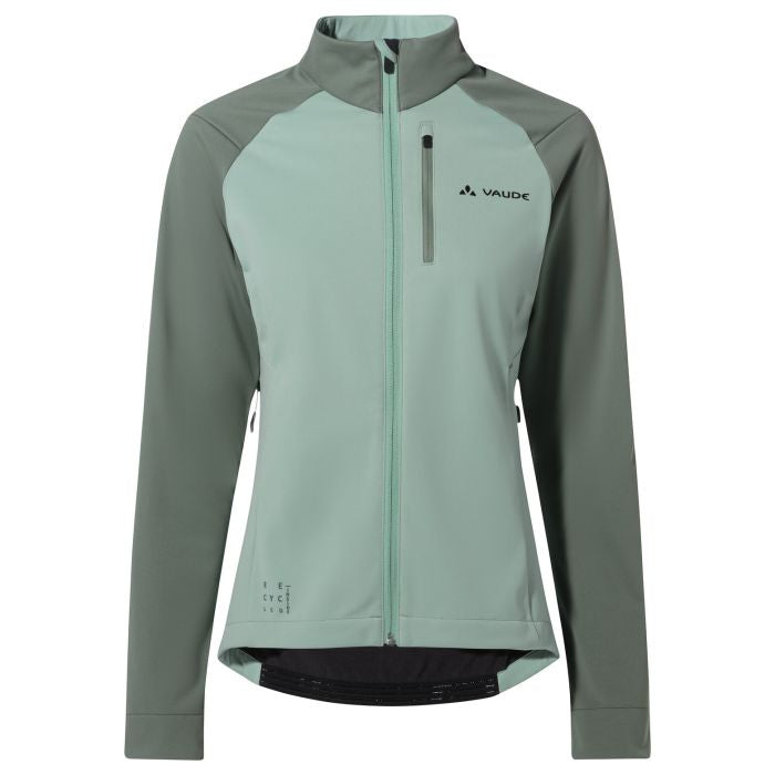Vaude – Regenjacke Posta Softshell II – Grösse 38 – Blau, Polyester (recycelt), wasserabweisend, reflektierend