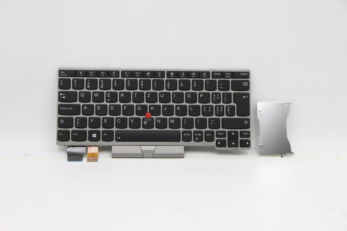 Lenovo Notebook-Ersatztastatur – QWERTZ (CH) – ohne Ziffernblock – Silber – für ThinkPad L13 Yoga (20R5/20R6)
