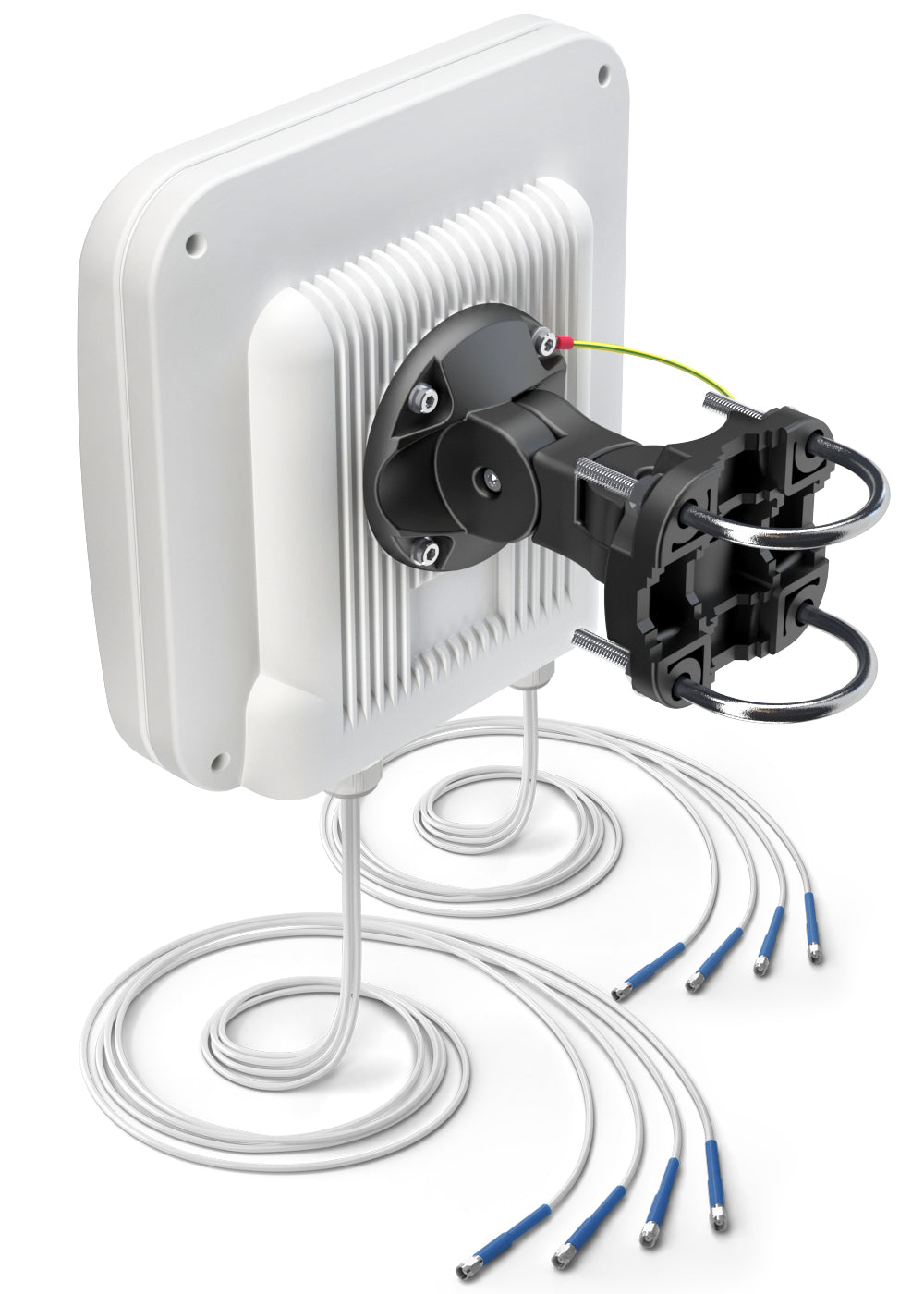 QuWireless QuSector 7V-120-8 – Richtantenne, 2,4–2,5 / 5–7,125 GHz, 7 dBi, RP-SMA, IP67, Stangenmontage