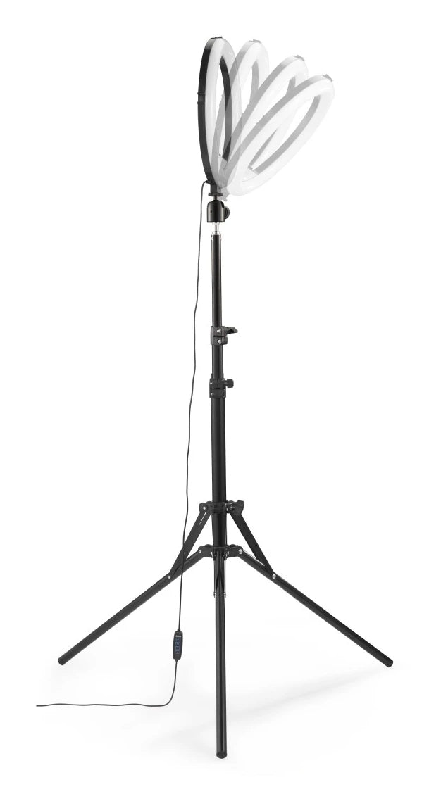 Hama SpotLight Steady 120 III Streaming-Licht – 1020 lm, 3000–6500 K – 1/4" Gewinde – USB